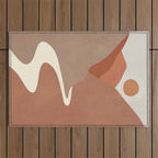 Minimalistic Landscape I Outdoor Rug Gallery Image 1