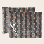 Diamond Tribal Persian Rug Print Placemat Gallery Image 1