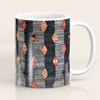 Diamond Tribal Persian Rug Print Coffee Mug Gallery Image 1