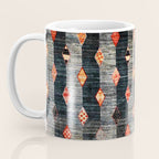 Diamond Tribal Persian Rug Print Coffee Mug Gallery Image 3