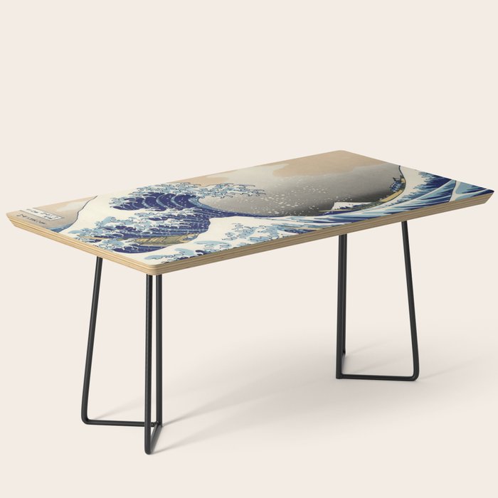 Katsushika Hokusai "The Great Wave off Kanagawa" Coffee Table Gallery Image 1