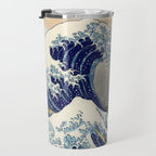Katsushika Hokusai "The Great Wave off Kanagawa" Travel Mug Gallery Image 3