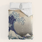 Katsushika Hokusai "The Great Wave off Kanagawa" Comforter Gallery Image 6