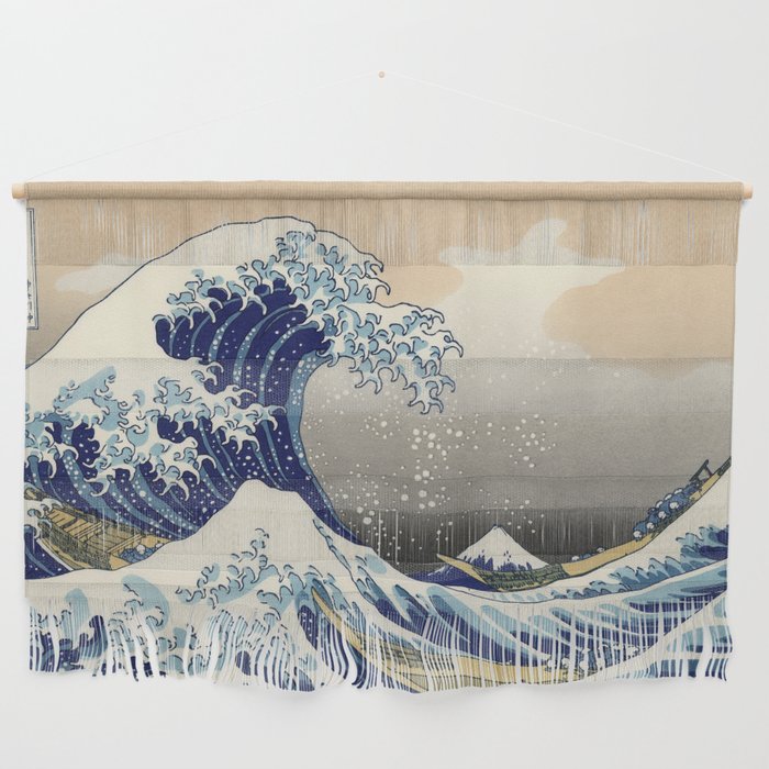 Katsushika Hokusai "The Great Wave off Kanagawa" Wall Hanging Gallery Image 1
