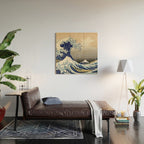 Katsushika Hokusai "The Great Wave off Kanagawa" Wood Wall Art Gallery Image 2