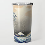 Katsushika Hokusai "The Great Wave off Kanagawa" Travel Mug Gallery Image 2