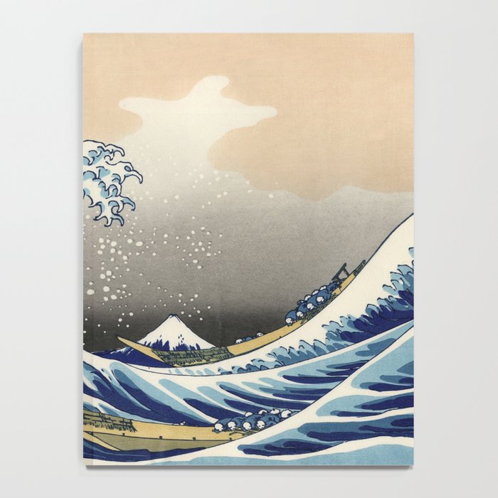 Katsushika Hokusai "The Great Wave off Kanagawa" Notebook Gallery Image 4