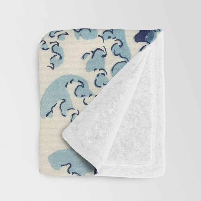 Katsushika Hokusai "The Great Wave off Kanagawa" Throw Blanket Gallery Image 3
