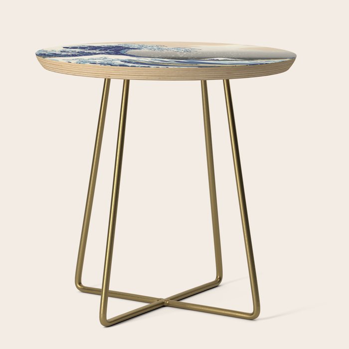 Katsushika Hokusai "The Great Wave off Kanagawa" Side Table Gallery Image 1