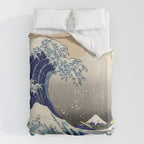 Katsushika Hokusai "The Great Wave off Kanagawa" Duvet Cover Gallery Image 6