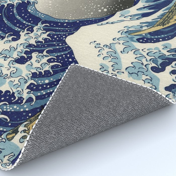 Katsushika Hokusai "The Great Wave off Kanagawa" Rug Gallery Image 4