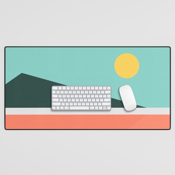 Geometric Landscape 15 Desk Mat Gallery Image 1