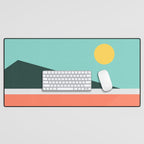 Geometric Landscape 15 Desk Mat Gallery Image 1