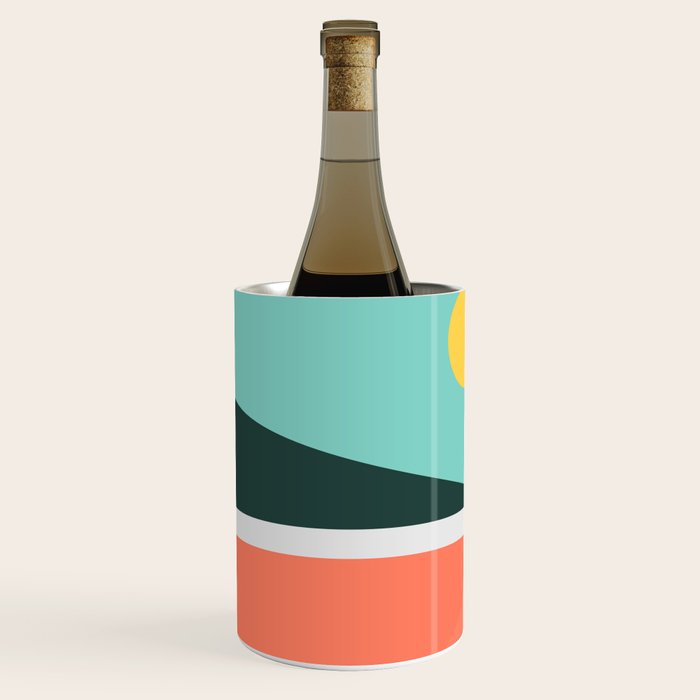 Geometric Landscape 15 Wine Chiller Gallery Image 1