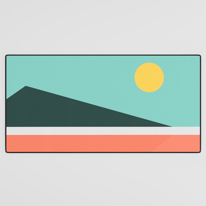 Geometric Landscape 15 Desk Mat Gallery Image 3
