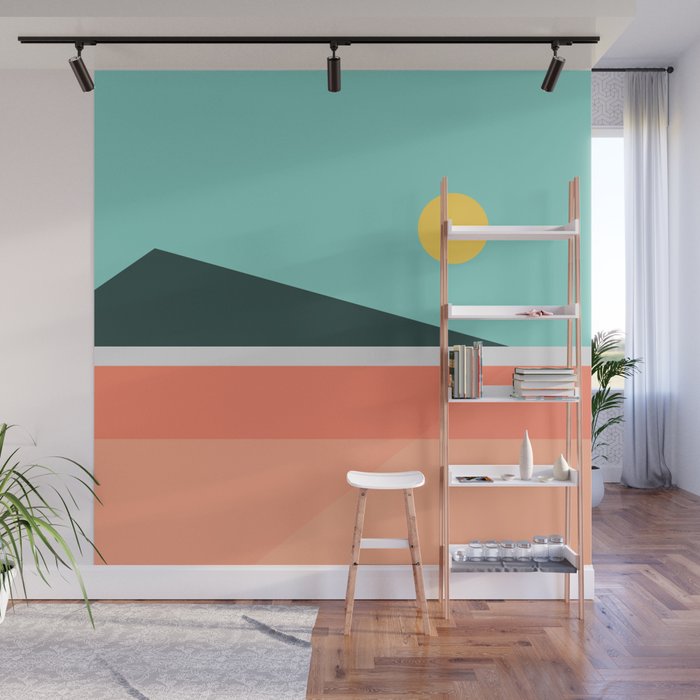 Geometric Landscape 15 Wall Mural Gallery Image 1