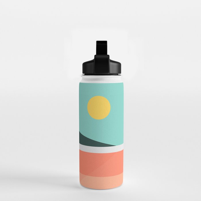 Geometric Landscape 15 Water Bottle Gallery Image 2
