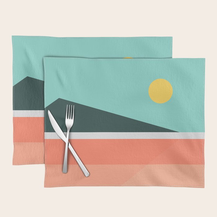 Geometric Landscape 15 Placemat Gallery Image 1