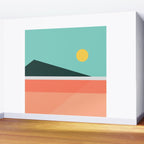 Geometric Landscape 15 Wall Mural Gallery Image 2