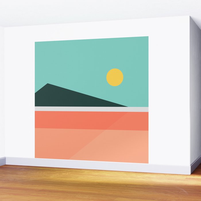 Geometric Landscape 15 Wall Mural Gallery Image 2