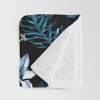 EXOTIC GARDEN - NIGHT XIV Throw Blanket Gallery Image 3