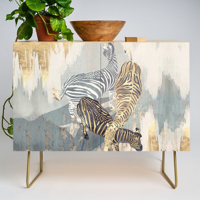 Metallic Zebras Credenza Gallery Image 1