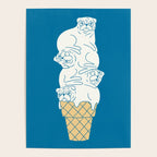 Pug Ice Cream Poster Gallery Image 4