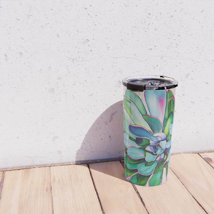 Whispers of the Desert and Cacti Dreams Travel Mug Gallery Image 4