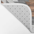 Urban Tribal Pattern No.8 - Aztec - Wood Bath Mat Gallery Image 2