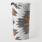 Urban Tribal Pattern No.8 - Aztec - Wood Travel Mug Gallery Image 3