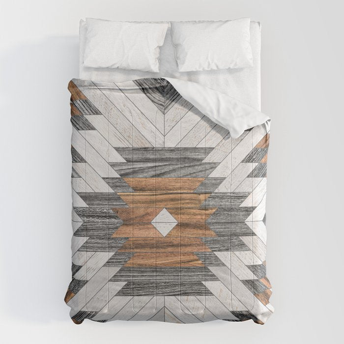 Urban Tribal Pattern No.8 - Aztec - Wood Comforter Gallery Image 6