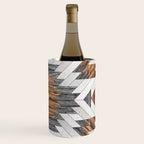 Urban Tribal Pattern No.8 - Aztec - Wood Wine Chiller Gallery Image 3