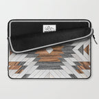 Urban Tribal Pattern No.8 - Aztec - Wood Laptop Sleeve Gallery Image 2