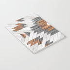 Urban Tribal Pattern No.8 - Aztec - Wood Notebook Gallery Image 3