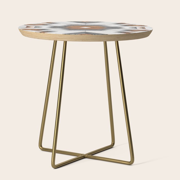 Urban Tribal Pattern No.8 - Aztec - Wood Side Table Gallery Image 1