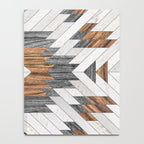 Urban Tribal Pattern No.8 - Aztec - Wood Notebook Gallery Image 4