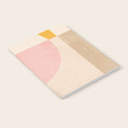 Bright Pastel Tones Geometric Abstract Artwork Notebook Gallery Image 2