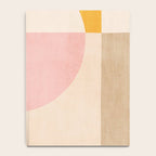 Bright Pastel Tones Geometric Abstract Artwork Notebook Gallery Image 4