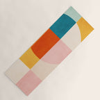 Bright Pastel Tones Geometric Abstract Artwork Yoga Mat Gallery Image 1