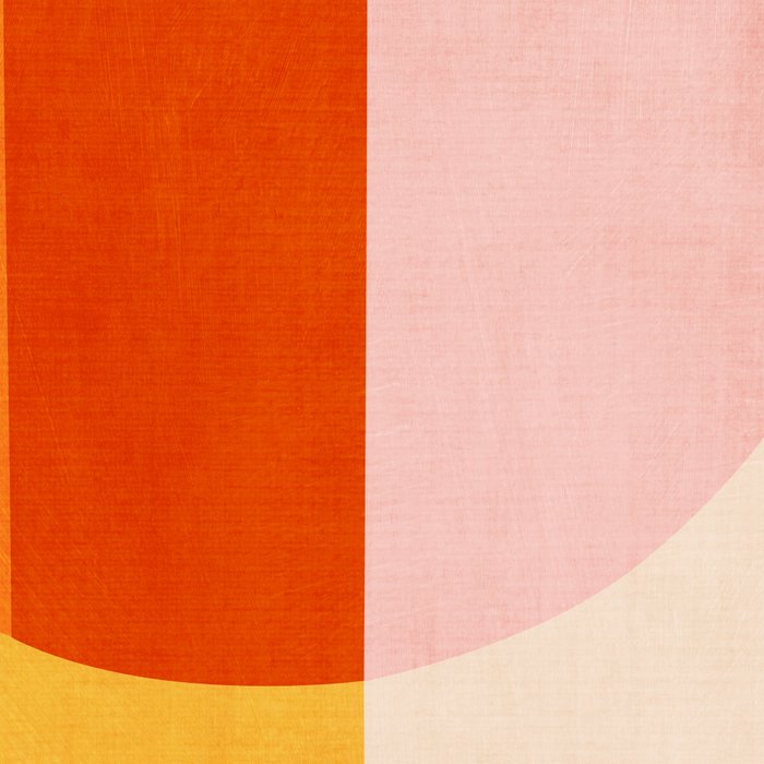 Bright Pastel Tones Geometric Abstract Artwork Coffee Mug Gallery Image 2