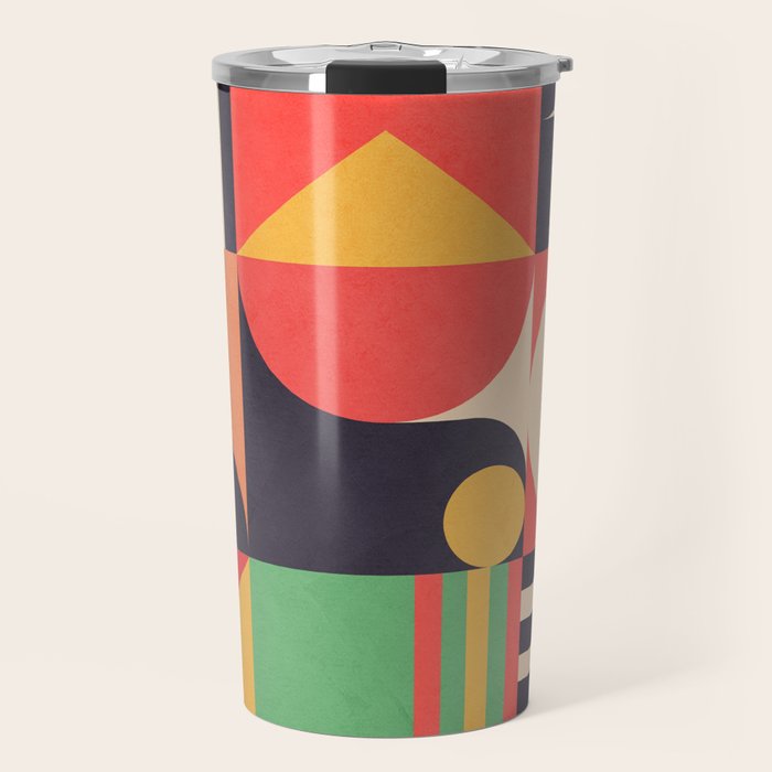 Geometric Shapes 134 Travel Mug Gallery Image 1