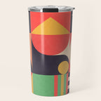 Geometric Shapes 134 Travel Mug Gallery Image 1