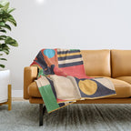 Geometric Shapes 134 Throw Blanket Gallery Image 1