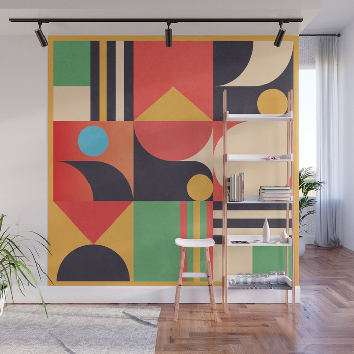 Geometric Shapes 134 Wall Mural Gallery Image 1