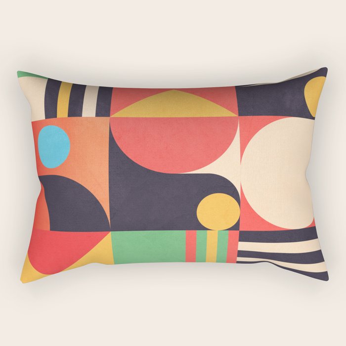 Geometric Shapes 134 Rectangular Pillow Gallery Image 1