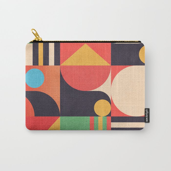 Geometric Shapes 134 Carry All Pouch Gallery Image 1