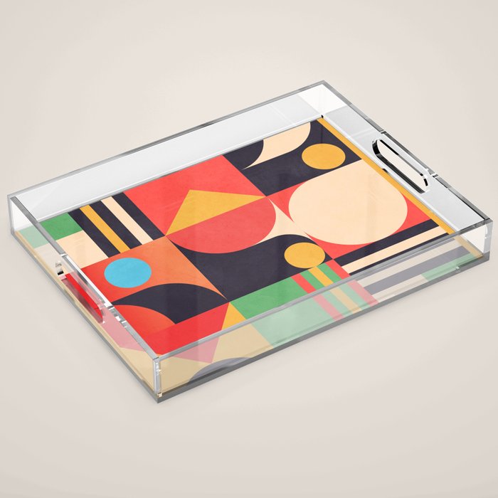 Geometric Shapes 134 Acrylic Tray Gallery Image 1