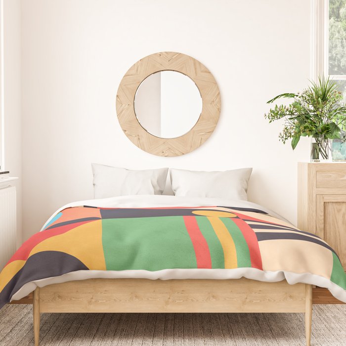 Geometric Shapes 134 Duvet Cover Gallery Image 3
