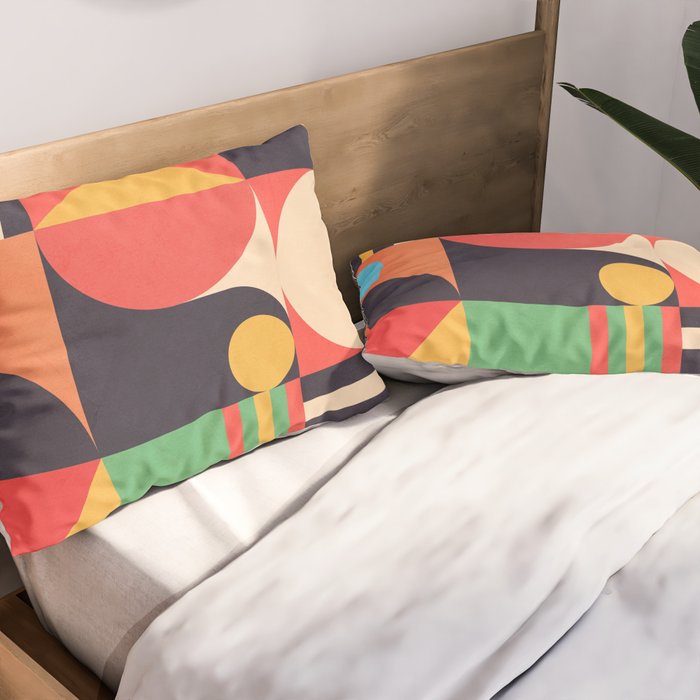 Geometric Shapes 134 Pillow Sham Gallery Image 2