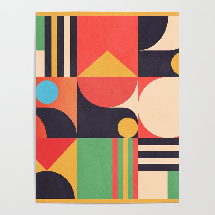 Geometric Shapes 134 Poster Gallery Image 1